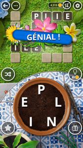 solution Jardin des Mots niveau 28 .